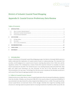 Appendix A Coastal Flood Hazard Analysis