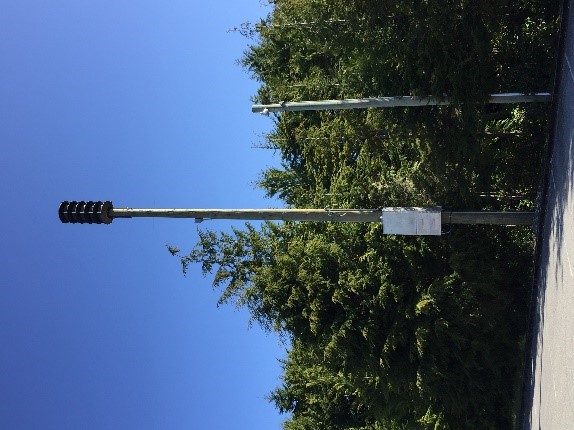 Tsunami Siren Cedar Road Parking Lot