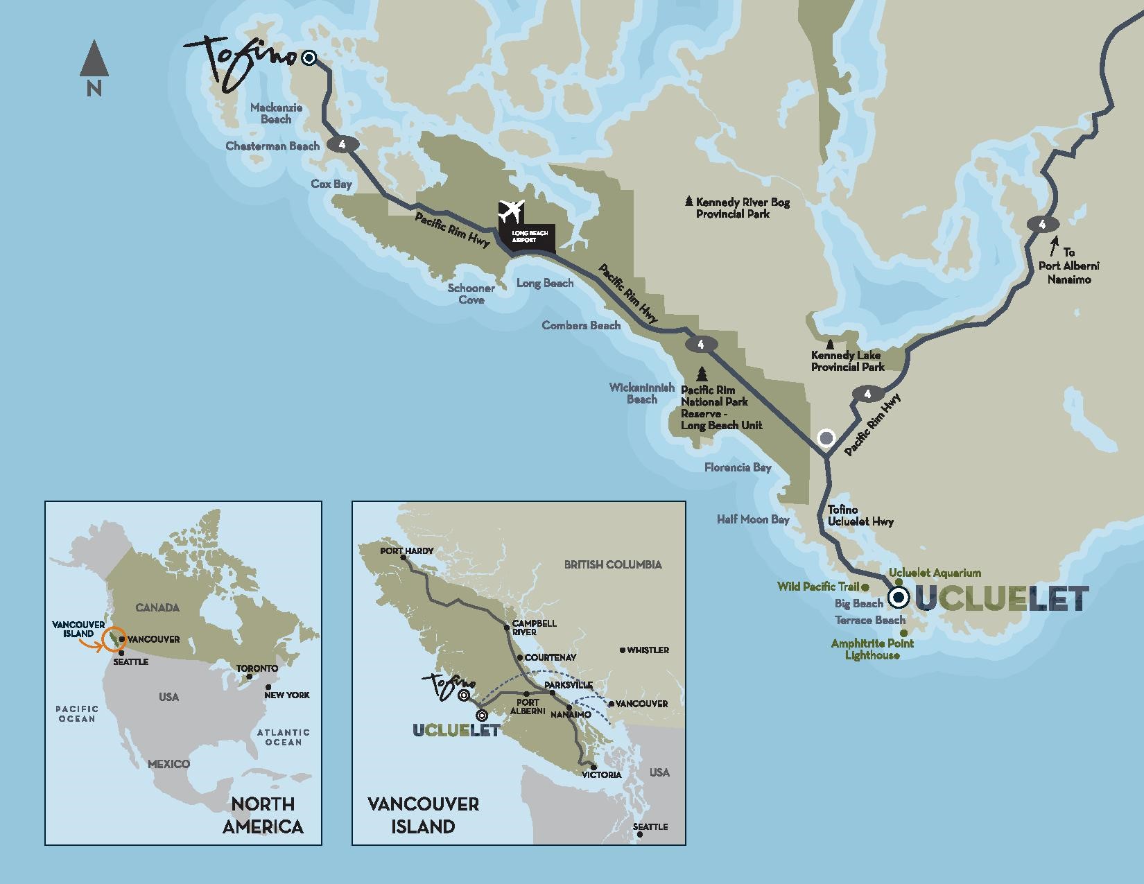 Ucluelet Map